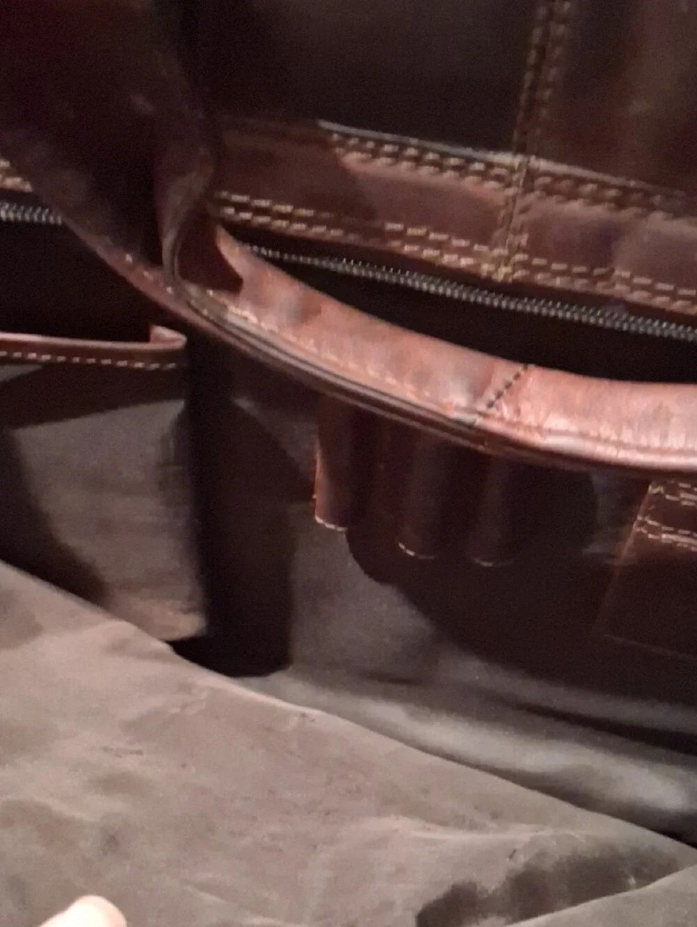 Brown Leather Briefcase - Men's Laptop Bag